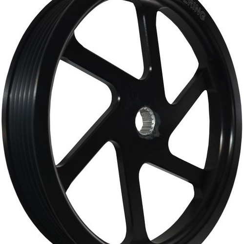KRC Power Steering KRC 50217600 PULLEY, 6" SERP, FOR IRON PUMP
