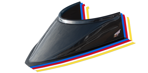 HOOD SCOOP 3"" - CARBON FIBER HOOD SCOOP 3"" - CARBON FIBER