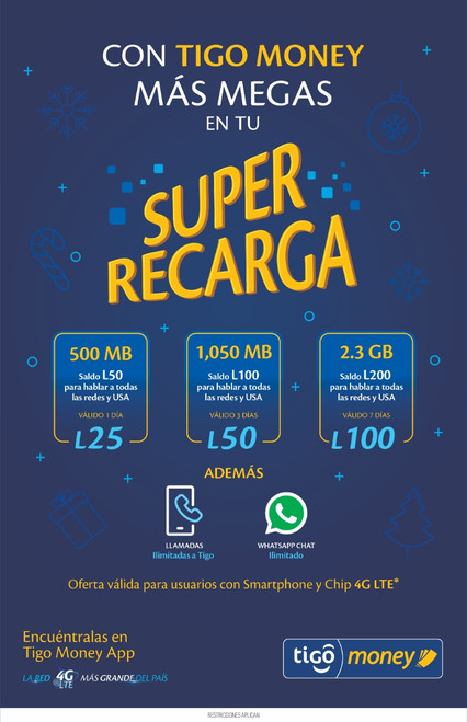 Super Recarga Tigo Money