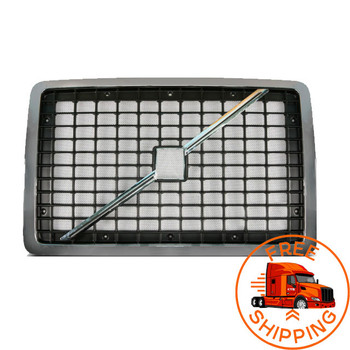 VOLVO VNL GRILLE WITH BUG SCREEN AND STRIPE - CHROME - 2004 - 2017