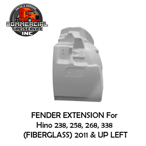 HINO 238 258 268 338 FENDER EXTENSION -FIBERGLASS 2011 - UP