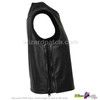 NEW OUTLAW APPAREL LEATHER MAGNUM ELITE BIKER VEST AT WIZARD PATCH