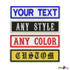 CUSTOM BAR TAGS - Your Choice of Text embroidered biker name strip bar tags for any vest or jacket