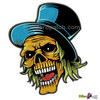 JOKER SKULL orange face blue hat wizard embroidered patch best quality