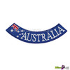 australian flag embroidered rocker support your country wizard patch aussie biker 5 inch