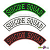 SUICIDE SQUADE EMBROIDERED VEST OR JACKET ROCKER BADGE SEW ON WIZARD PATCH YOUR CHOICE ANY COLOUR