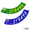 straya australian flag embroidered rocker badge wizard patch aussie biker logo vest design