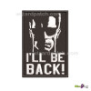 EMBROIDERED ARNOLD SWARZENEGGER ARNIE IRON ON PATCH APPLIQUE BADGE I'LL BE BACK ICONIC SYMBOL LOGO