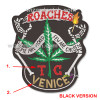 NEW ROACHES CHEECH AND CHONG LAST MOVIE TC-RARE LIMITED EDITION FULL SIZE BADGE IRON ON BACK EMBROIDERED LOGO PATCH