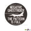 EMBROIDERED TOP GUN NEGATIVE GHOST RIDER PATTERN IS FULL EMBROIDERY IRON ON SEW BADGE PATCH MAVERICK FLYBY USN USAF