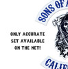 SONS OF OUTLAW PATCHES, BY AN R KEY. This is a 4pc back set.