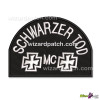 SCHWARZER TOD HDMM HARLEY DAVIDSON AND THE MARLBOROMAN MOVIE JACKET BADGE EMBROIDERED IRON ON PATCH MOTORCYCLE LOGO