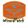 WYOMING OUTLAW 4" PATCH harley davidson and the marlboro man movie jacket as worn by mickey rourke