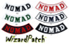 MAYANS STYLE NOMAD BOTTOM ROCKERS, ANARCHY TV SERIES BEST FULL VEST PATCH SET AVAILABLE, BEST EMBROIDERY GUARANTEED 