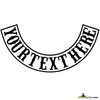 ANY FONT, ANY WORDS, YOUR CHOICE FOR THIS EMBROIDERD CLUB ROCKER BY WIZARD PATCH