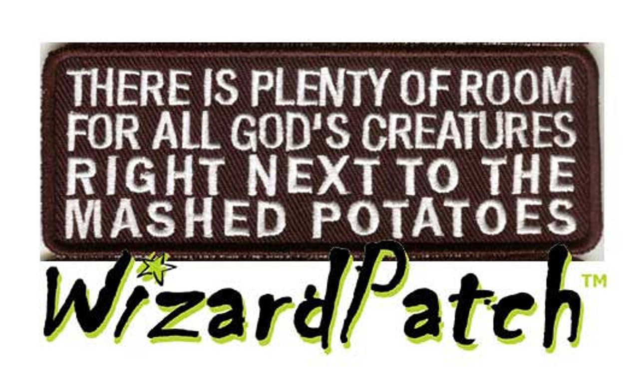 PLENTY OF ROOM FUNNY PATCH - Wizard Patch