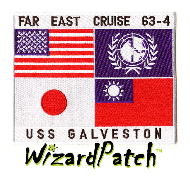 TOP GUN USS GALVESTON CLG-3 CRUISE G1 Jacket Patch - Wizard Patch