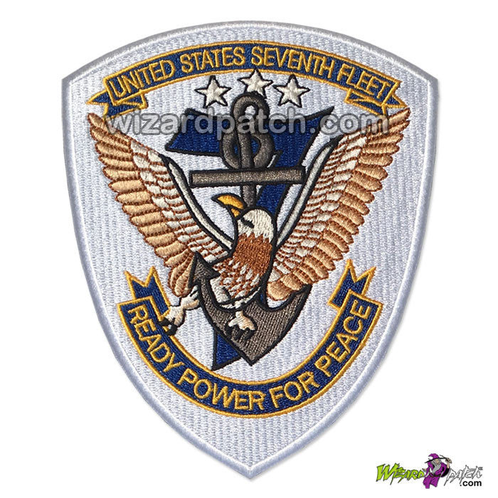 TOP GUN US 7TH FLEET VFW-124 G1 FLIGHT JACKET PATCH - Wizard Patch
