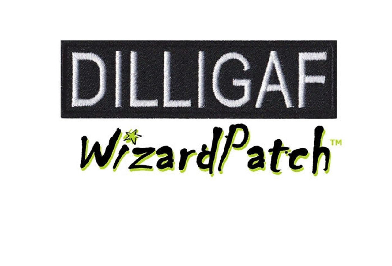 DILLIGAF BAR TAG PATCH - Wizard Patch