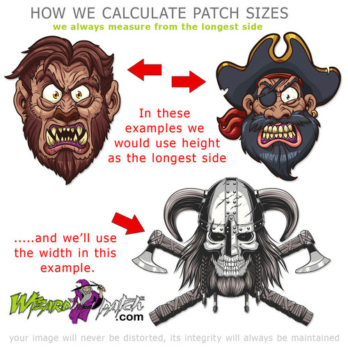 how we calculate patch sizes wizard patch embroidered perfection biker badges how we calculate patch sizes wizard patch embroidered perfection biker badges