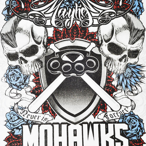 MAYHEM MOHAWKS HIGH QUALITY COTTON PRINTED T-SHIRT REGULAR FIT MAYHEM MOHAWKS HIGH QUALITY COTTON PRINTED T-SHIRT REGULAR FIT