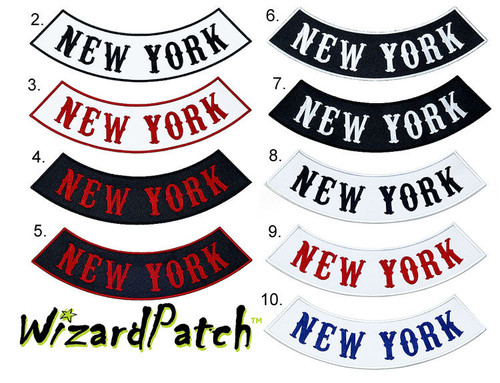 SAMCRO SIDE SWEEPER ROCKER. LARGE EMBROIDERED SIDE PATCH