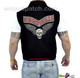 wizard patch WINGED SKULLS CUSTOM EMBROIDERED biker back patch SET VEST FOR DISPLAY ONLY