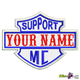EMBROIDERED SUPPORT YOUR MC BAR AND SHIELD PATCH BY WIZARD PATCH