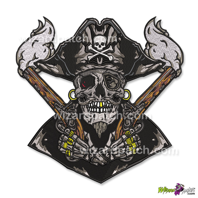 Pirates badges patches stickers Royalty Free Vector Image