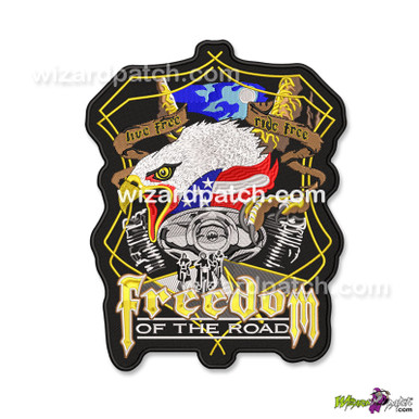 Biker Eagle Patch, Large Back Patches for Jackets 