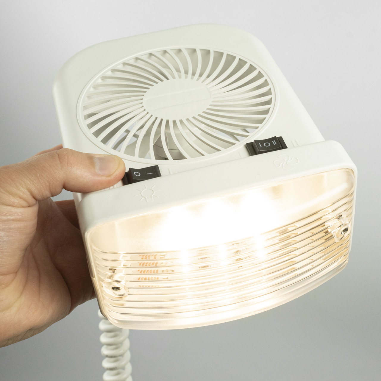 camper light fan combo