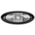 12" LED Oval Scare/Porch Light - Clear Lens, Black Base