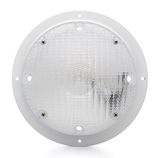 Surface Mount Scare Light w/ Mounting Gasket - White Base