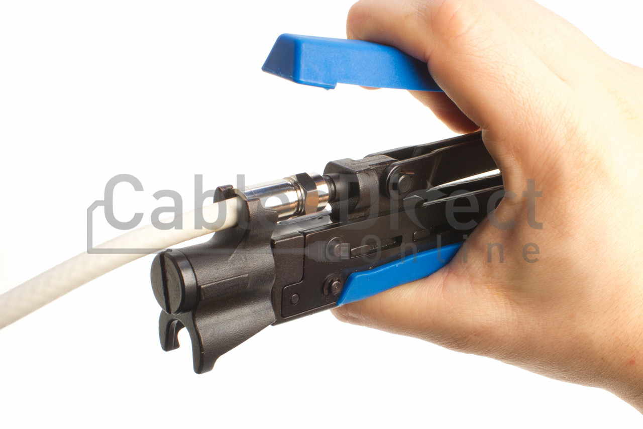 Adjustable RG59 RG6 RG11 Cable FConnector Compression Tool Cables