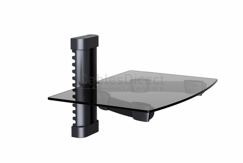 Wall Mounted Floating Glass Shelf for DVD