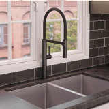 DAX Single Handle Pull Out Kitchen Faucet with Dual Sprayer, Brass Body and Shower Head, 9-3/16 x 21-5/8 Inches (DAX-S2417) DAX Single Handle Pull Out Kitchen Faucet with Dual Sprayer, Brass Body and Shower Head, 9-3/16 x 21-5/8 Inches (DAX-S2417)