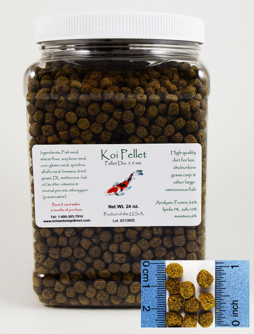 Koi Pellets 5.5mm, 24 oz