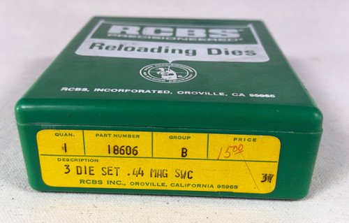 RCBS  44 Mag SWC 3 Die Set Part #18606