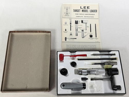 Lee Target Model Loader “Zero Error” Hand Reloading Kit – .222 Remington (Missing Chamber Tool) 