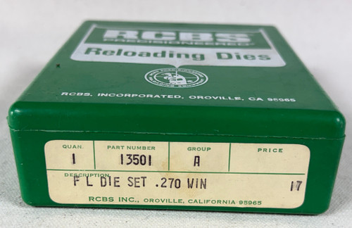 RCBS  .270 Win Mag F L Die Set Part #13501