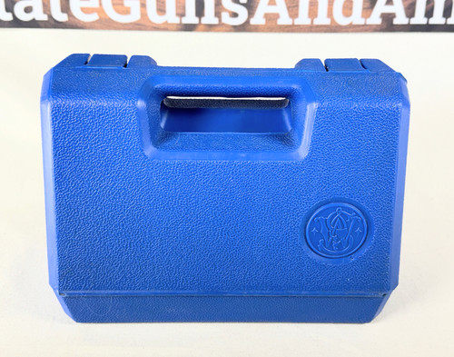 Smith & Wesson Misc vintage blue "A" shaped Plastic Ammo Box