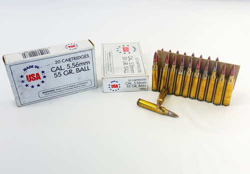Olin Winchester USA 5.56mm 55gr FMJ