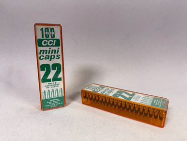 CCI .22 Short Grain Mini Caps 100 CB Cartridges No. P22CB