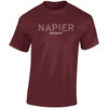 Napier University Bones T-Shirt - Maroon