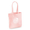 Napier Distressed Crest Organic Tote Bag - Pastel Pink