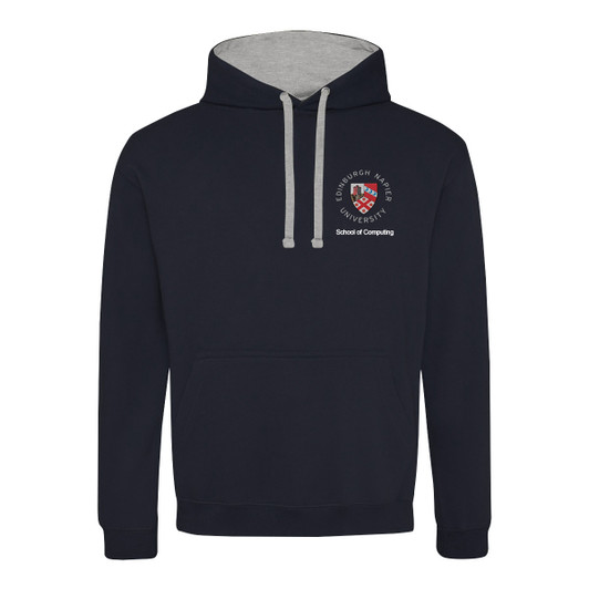 School of Computing - Navy Contrast Hoodie