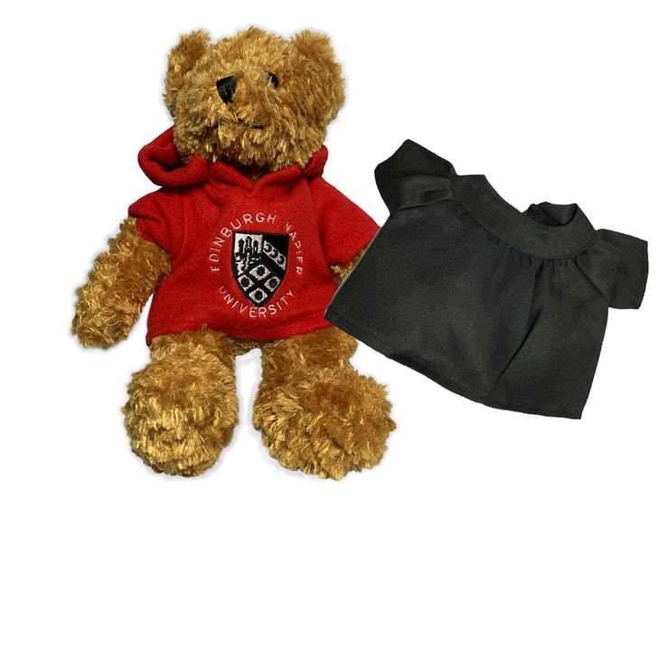 Napier Red Teddy Bear with Graduation Gown & Hat