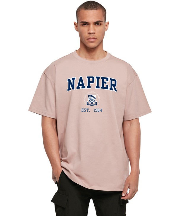 Napier 'Harvard' Design Oversized Unisex T-shirt