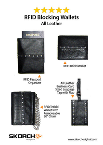BiFold Leather Wallet. (#104) with RFID protection BiFold Leather Wallet. (#104) with RFID protection