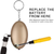 Personal Security Alarm Keychain with LED Light